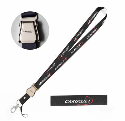 Cargojet seat belt lanyard - black