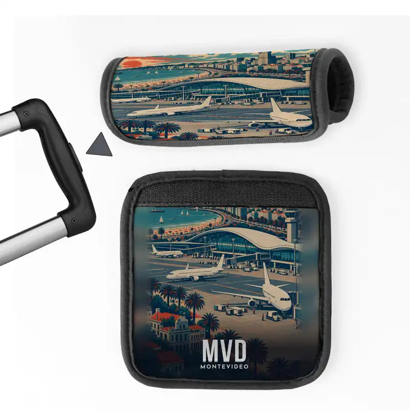 Carrasco General Cesareo L. Berisso International Airport (MVD) Luggage Handle Covers - 3D Full Print