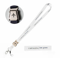Thumbnail for Cartagena City Series seat belt lanyard - white