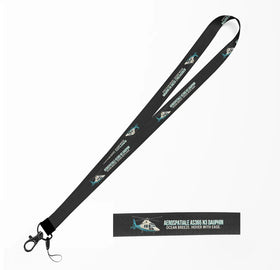 Cartoon Aerospatiale AS365 N3 Dauphin Lanyard & ID Holders