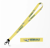 Thumbnail for Cartoon Antonov An-22 lanyard - yellow