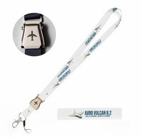 Thumbnail for Cartoon Avro VULCAN B.2 seat belt lanyard - white