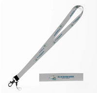 Thumbnail for Cartoon Bell OH-58D Kiowa Warrior lanyard - light gray
