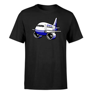 Cartoon Boeing 777 Double-Side T-Shirt