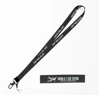 Thumbnail for Cartoon Grob G 115E Tutor lanyard - black