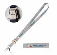 Thumbnail for Cartoon Hunting Jet Provost T5 seat belt lanyard - light gray