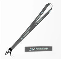 Thumbnail for Cartoon Piper PA-30 Twin Comanche lanyard - gray