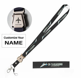 Cartoon SR-71A Blackbird Lanyard & ID Holders