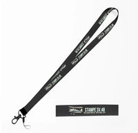Thumbnail for Cartoon Stampe SV.4B lanyard - black
