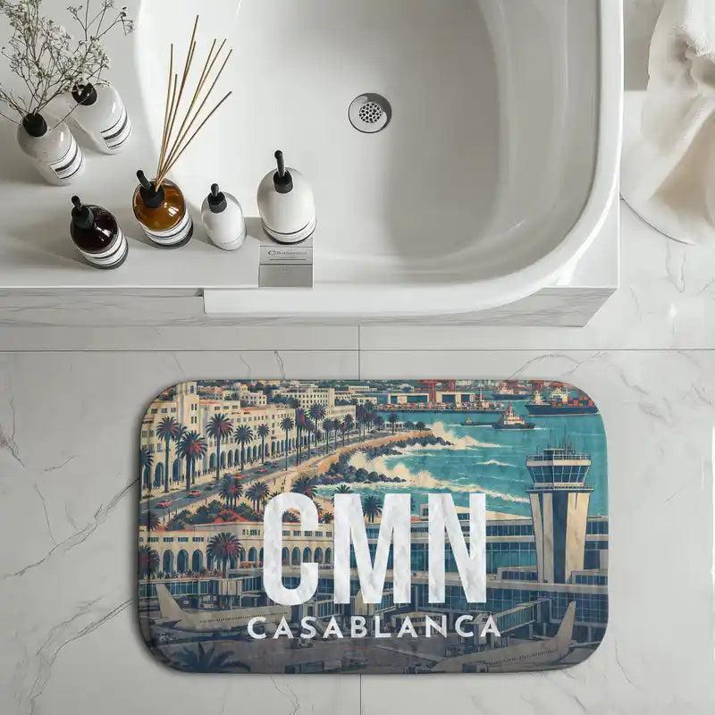 Casablanca Mohammed V International Airport (CMN) bath mat