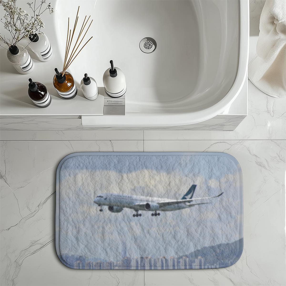 Cathay Pacific Airbus A350 Designed Bath Mats