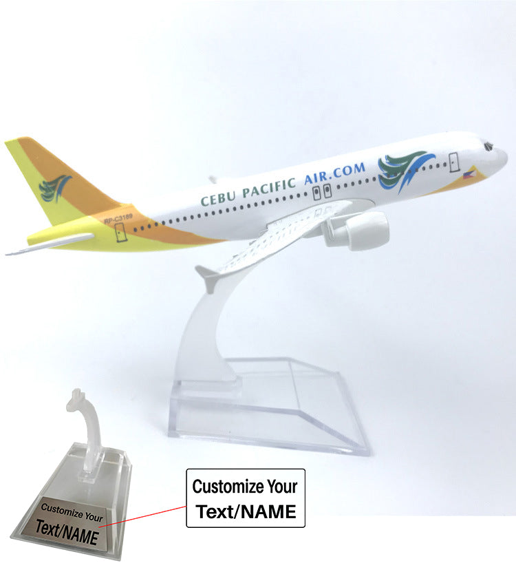 Cebu Pacific Airlines in the Philippines Airbus A320 Airplane Model (16CM)