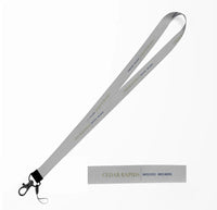 Thumbnail for Cedar Rapids City Series lanyard - light gray