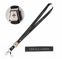 Thumbnail for Cefalu City Series seat belt lanyard - black