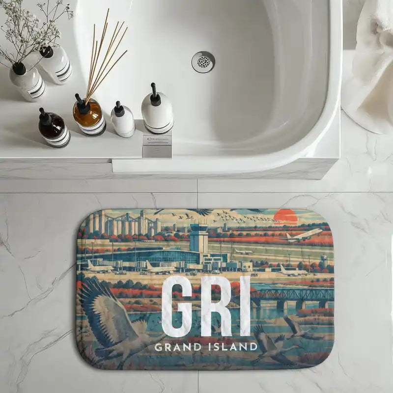 Central Nebraska Regional Airport (GRI) bath mat