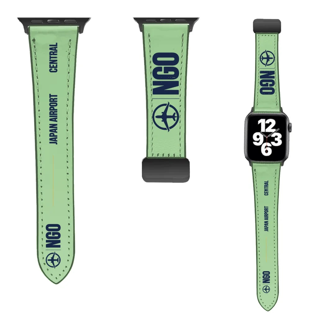 WBV6 | Central Japan International Airport NGO | Leather - Light Green