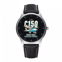 Thumbnail for Cessna 150M - Cartoon - Leather Strap - Black Leather Strap