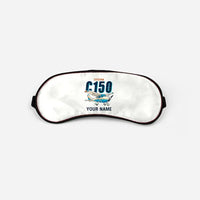 Thumbnail for Cessna 150M - Cartoon + Name - Sleep Mask - White