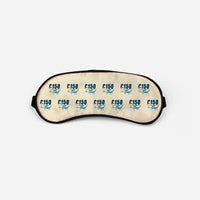 Thumbnail for Cessna 150M - Cartoon Pattern - Sleep Mask - Beige