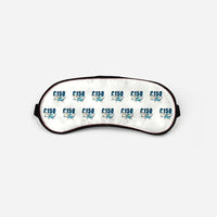 Thumbnail for Cessna 150M - Cartoon Pattern - Sleep Mask - White