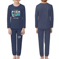 Thumbnail for Cessna 150M - Children Pajamas - Original Chest + Name - Navy Blue