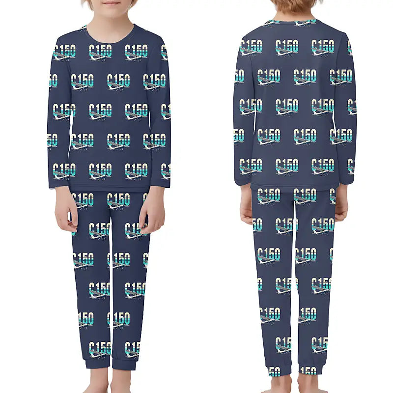 Cessna 150M - Children Pajamas - Original Pattern - Navy Blue