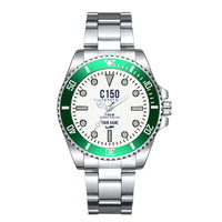 Thumbnail for Cessna 150M - Classic - White + Name - Premium Diver - Green