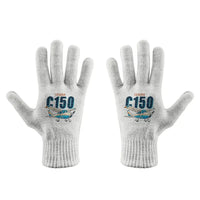 Thumbnail for Cessna 150M - Gloves - Full - Cartoon - White