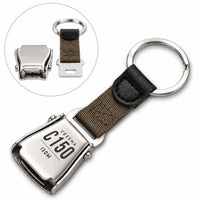 Thumbnail for Cessna 150M - Seat Belt Key Chain - Tag - Brown