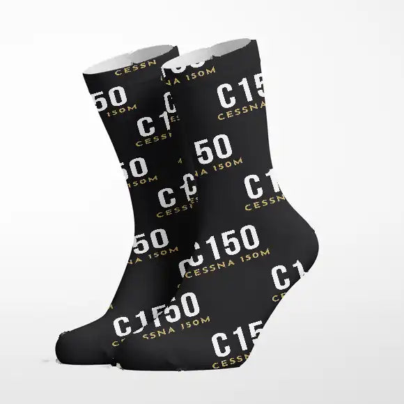 Cessna 150M - Socks - Black