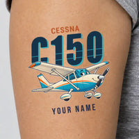 Thumbnail for Cessna 150M - Tattoo - Cartoon + Name