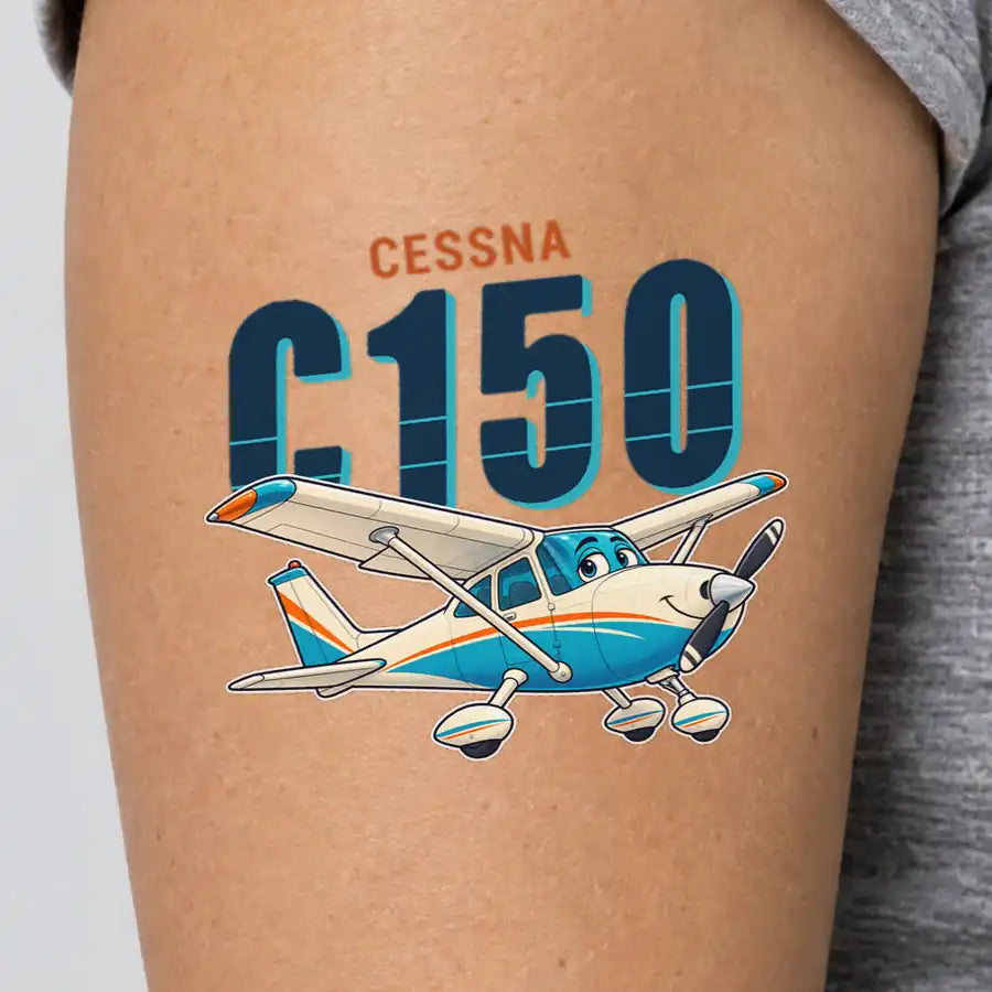 Cessna 150M - Tattoo - Cartoon