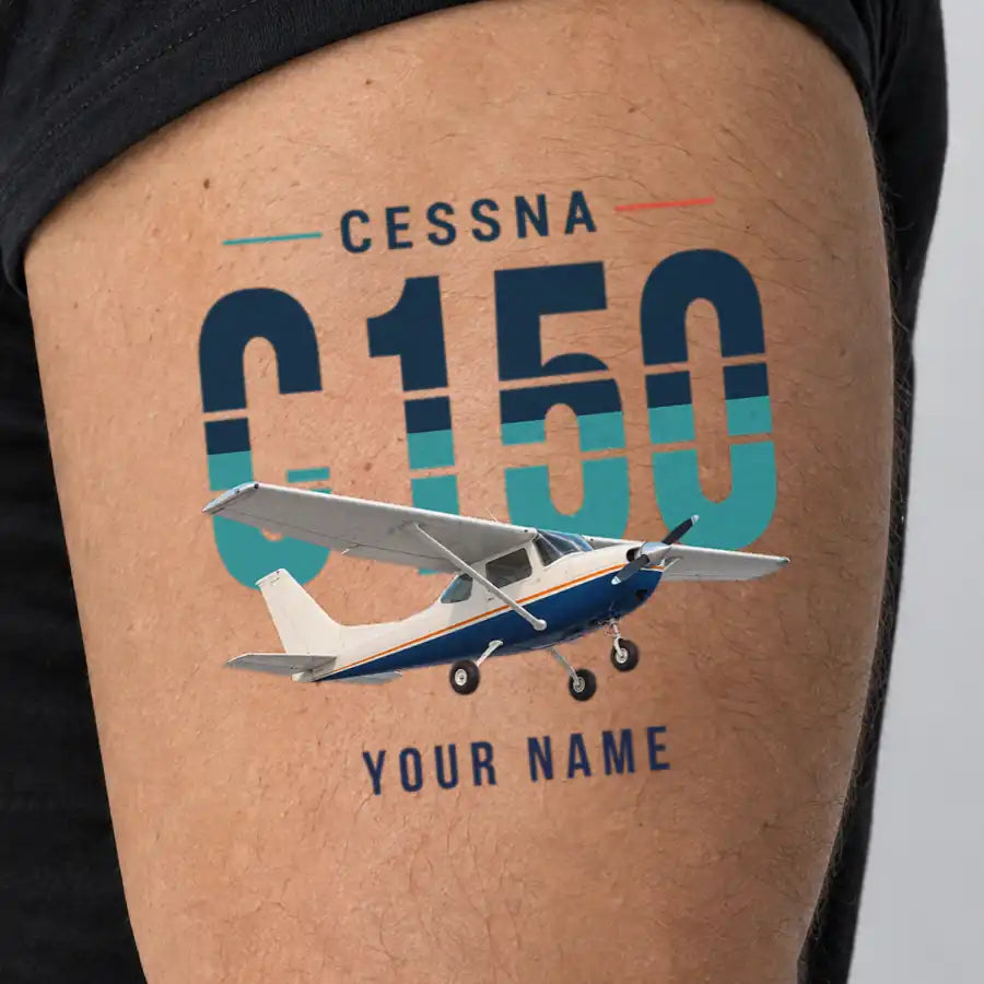 Cessna 150M - Tattoo - Original + Name - Man