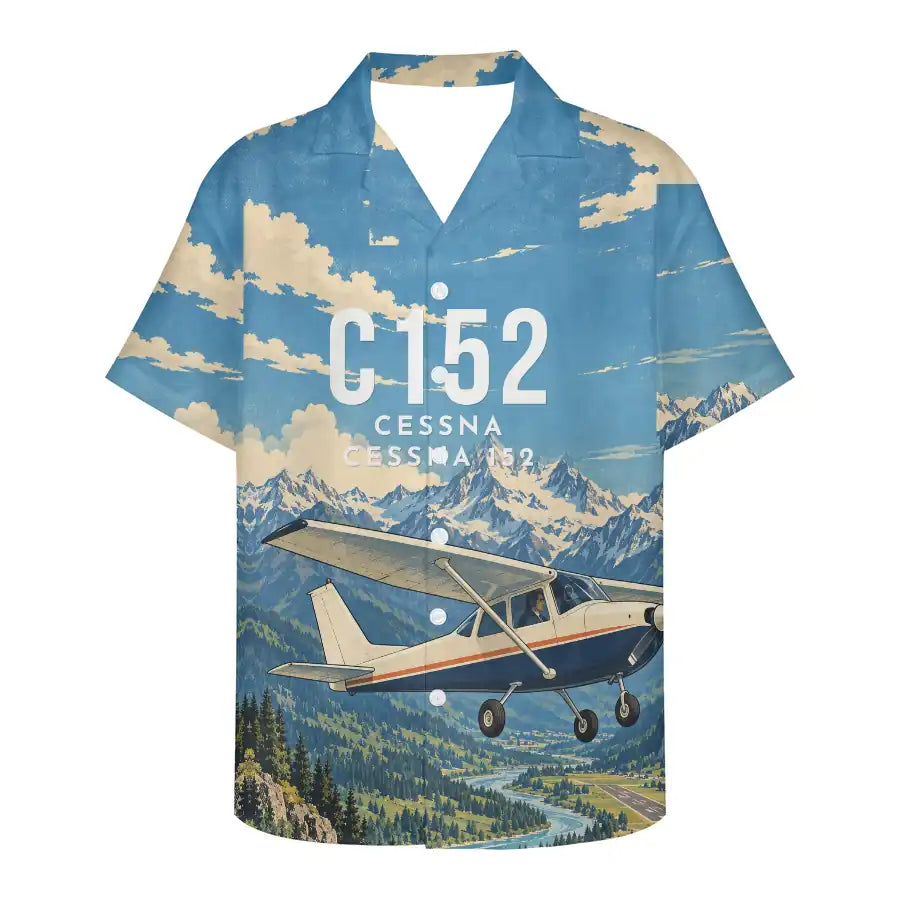 Cessna 152 3D All-Over Print Clothing - Hawaiian Shirt - 3D