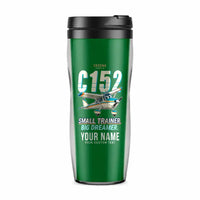 Thumbnail for Cessna 152 - Cartoon + Name - Plastic (No Holder) - Green