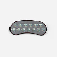 Thumbnail for Cessna 152 - Cartoon Pattern - Sleep Mask - Gray