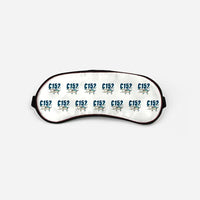 Thumbnail for Cessna 152 - Cartoon Pattern - Sleep Mask - White