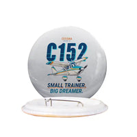 Thumbnail for Cessna 152 - Cartoon - Pin - Light Gray