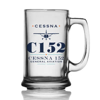 Thumbnail for Cessna 152 - Heritage - Beer Glass with Holder