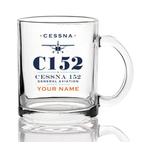 Thumbnail for Cessna 152 - Heritage + Name - Coffee & Tea Glass