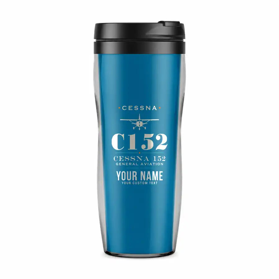 Cessna 152 - Heritage + Name - Plastic (No Holder) - Light Blue