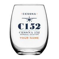 Thumbnail for Cessna 152 - Heritage + Name - Water & Drink Glass