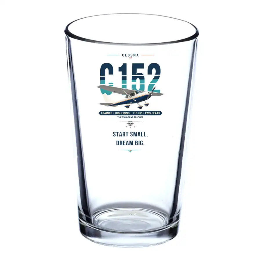 Cessna 152 - Original - Beer & Water Glass