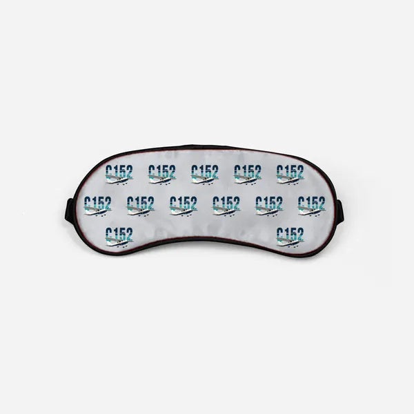 Cessna 152 - Original Pattern - Sleep Mask - Light Gray