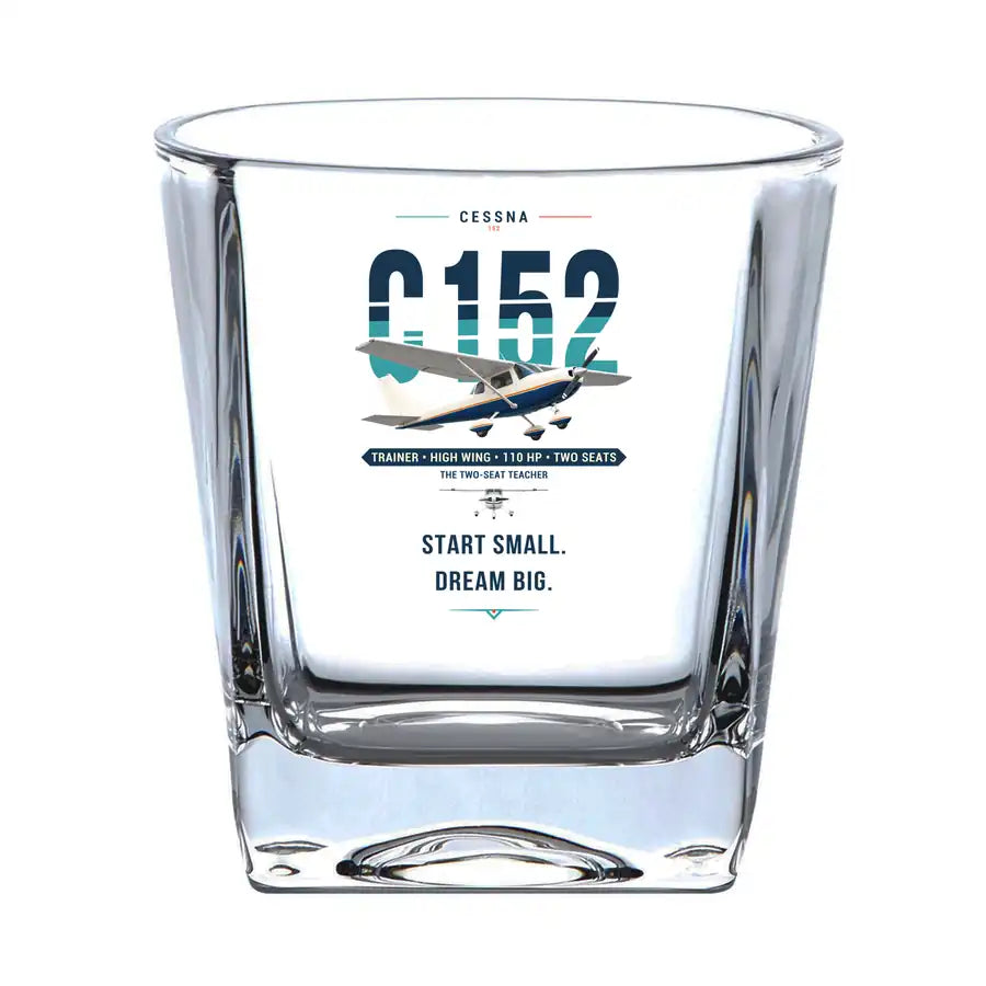 Cessna 152 - Original - Whiskey Glass