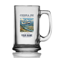 Thumbnail for Cessna 152 - Poster + Name - Beer Glass with Holder