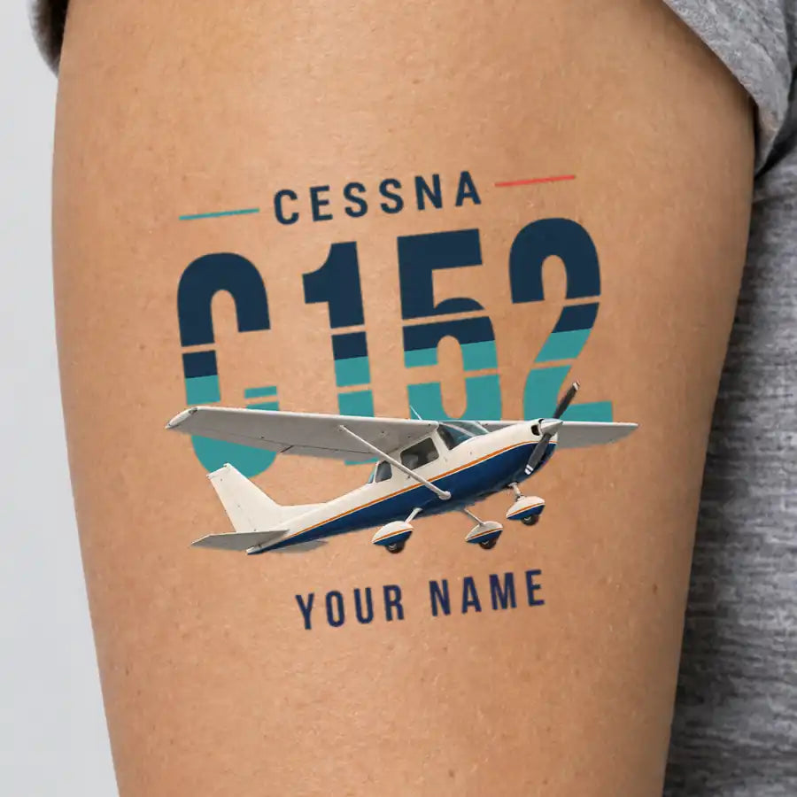 Cessna 152 - Tattoo - Original + Name
