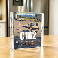 Thumbnail for Cessna 162 Skycatcher - Crystal Ornament - 3D + Name - Kitchen
