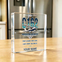 Thumbnail for Cessna 162 Skycatcher - Crystal Ornament - Original + Name - Kitchen