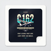 Thumbnail for Cessna 162 Skycatcher - Original - Square Sticker - Peel